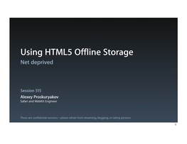 515 Offline Storage 2011 V7.0 DD F