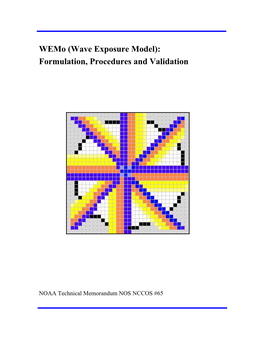 Wemo (Wave Exposure Model): Formulation, Procedures and Validation