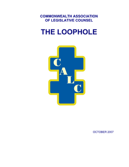 Loophole Journal