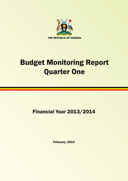 Budget Monitoring Report Q1 FY2013-14.Pdf