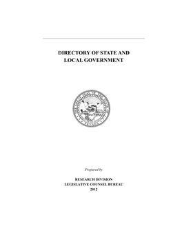 Directory of State and Local Government