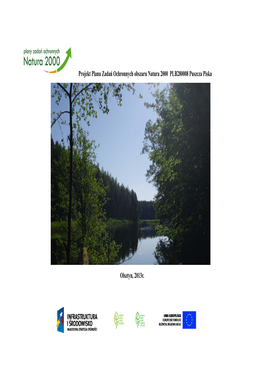 Projekt Planu Zadań Ochronnych Dla Obszaru Natura 2000 Puszcza