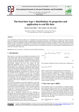 The Beta-Burr Type V Distribution: Its Properties and Application to Real Life Data