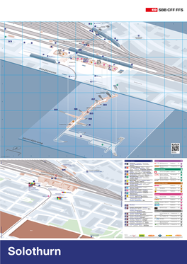 Bahnhofplan Solothurn (Plakat)