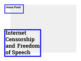 Internet Censorship and Freedom of Speech Overview