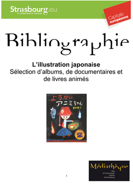 Bibliographie Du Fonds Japonais