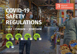 Covid-19 Safety Regulations Uae • Oman • Jordan