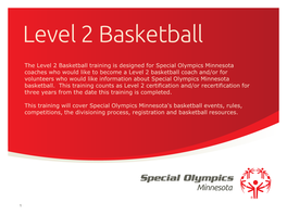 Level 2 Basketball