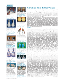 Ceramics Pairs & Their Values