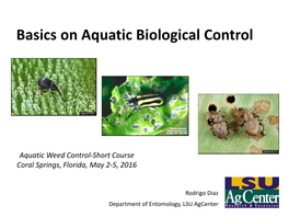 Theory and History of Weed Biological Control