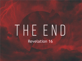 Revelation 16 the Seven Bowl Judgements by Bishop Jerry F