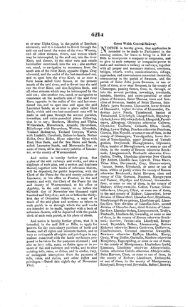 At Or Near Ulpha Crag, in the Parish of Beetham Aforesaid ; and It Is Intended to Divert Through the Said Cut and Canal the Wate