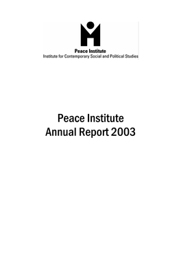 Annual Report 2003