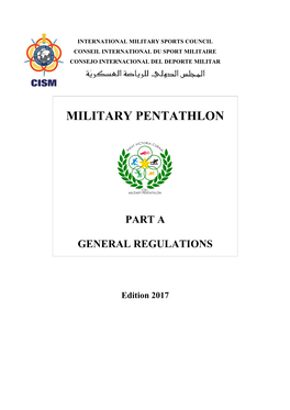 Regulations for Military Pentathlon