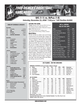 Uic Game Notes