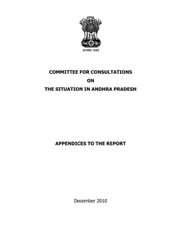 Committee for Consultations on the Situation in Andhra Pradesh