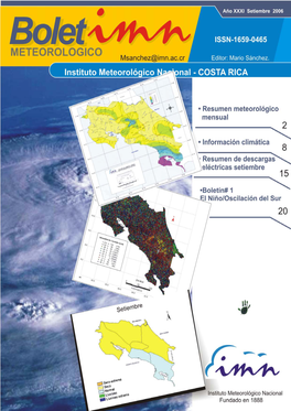 Comentario Meteorológico De Setiembre De 2006