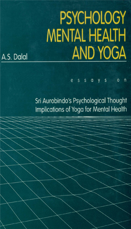 Psychology, Mental Health and Yoga
