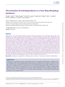 The Evolution of Interdependence in a Four-Way Mealybug Symbiosis