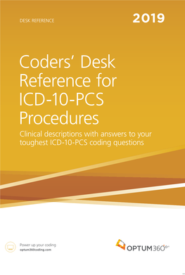 Coders' Desk Reference for ICD-10-PCS Procedures