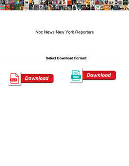 Nbc News New York Reporters