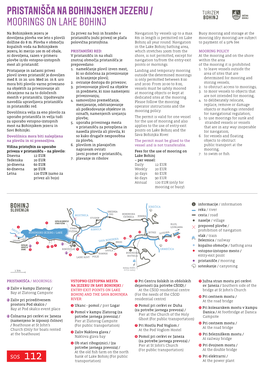 Pristanišča Na Bohinjskem Jezeru / Moorings