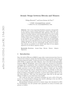 Arxiv:2101.12332V2 [Cs.CR] 2 Feb 2021 Ytenln1] a O Rms Oegaate Ntrso Terms in Guarantees More Traders