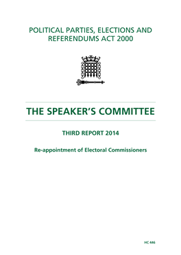 Of Schedule 2 of the Political Parties, Elections and Referendums Act 2000