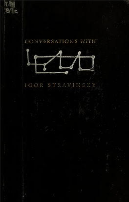 Conversations with Igor Stravinsky