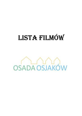 Lista Filmów