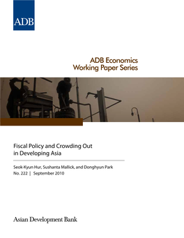 Fiscal Policy and Crowding out in Developing Asia