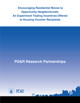 PD&R Research Partnerships