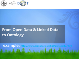 From Open Data & Linked Data to Ontology