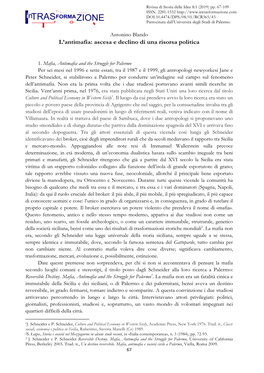 L'antimafia: Ascesa E Declino Di Una Risorsa Politica