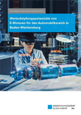 Wertschöpfungspotenziale Von E-Motoren Für Den Automobilbereich in Baden-Württemberg Inhaltsverzeichnis
