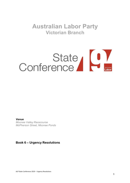 Australian Labor Party Victorian Branch