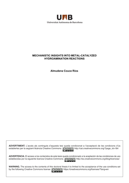 Mechanistic Insights Into Metal-Catalyzed Hydroamination Reactions