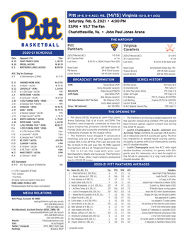 2020-21 Game Notes.Indd