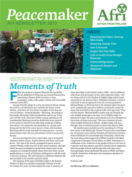 Moments of Truth Áilte Arís Chuig Ár N-Éagrán Bliantúil Dár Nuachtlitir