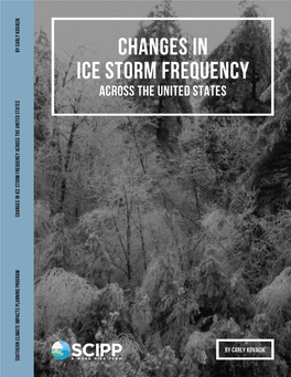 Changes in Ice Storm Frequency Across the United States