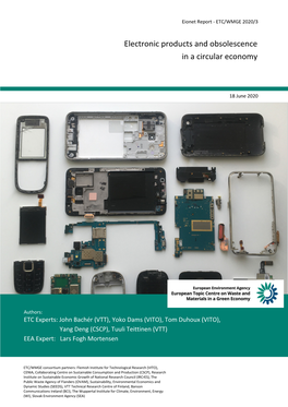 Electronic Products and Obsolescence in a Circular Economy