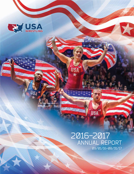 Annual Report 09/01/16-08/31/17 2017 World Medalists
