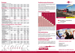 Fahrplan RB15