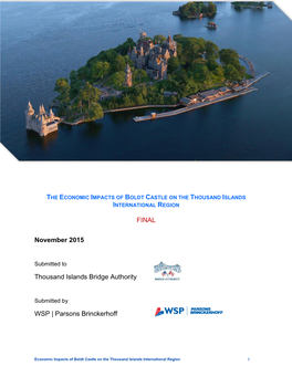 Boldt Castle Economic Impact Study