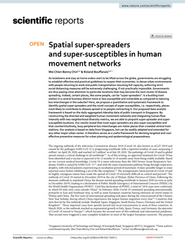 Spatial Super-Spreaders and Super-Susceptibles in Human Movement Networks
