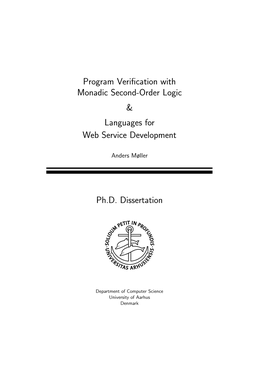 Program Verification with Monadic Second-Order Logic & Languages