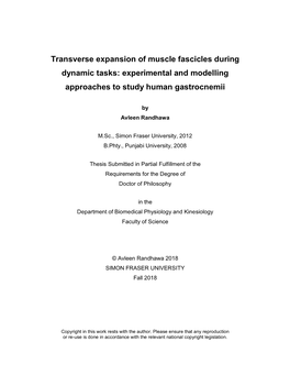 1.1. Skeletal Muscle Structure and Mechanics (Figure 1-1)