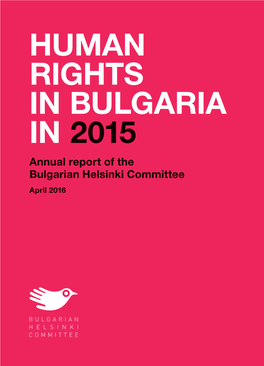 Human Rights in Bulgaria in 2015