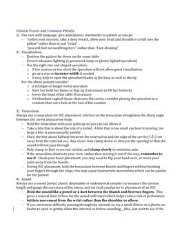 Clinical Pearls and Common Pitfalls 1) Use Care with Language: Give