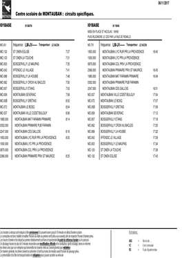 Centre Scolaire De MONTAUBAN : Circuits Spécifiques